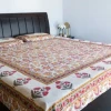 Floral Paradise Bedcover set in Rouge